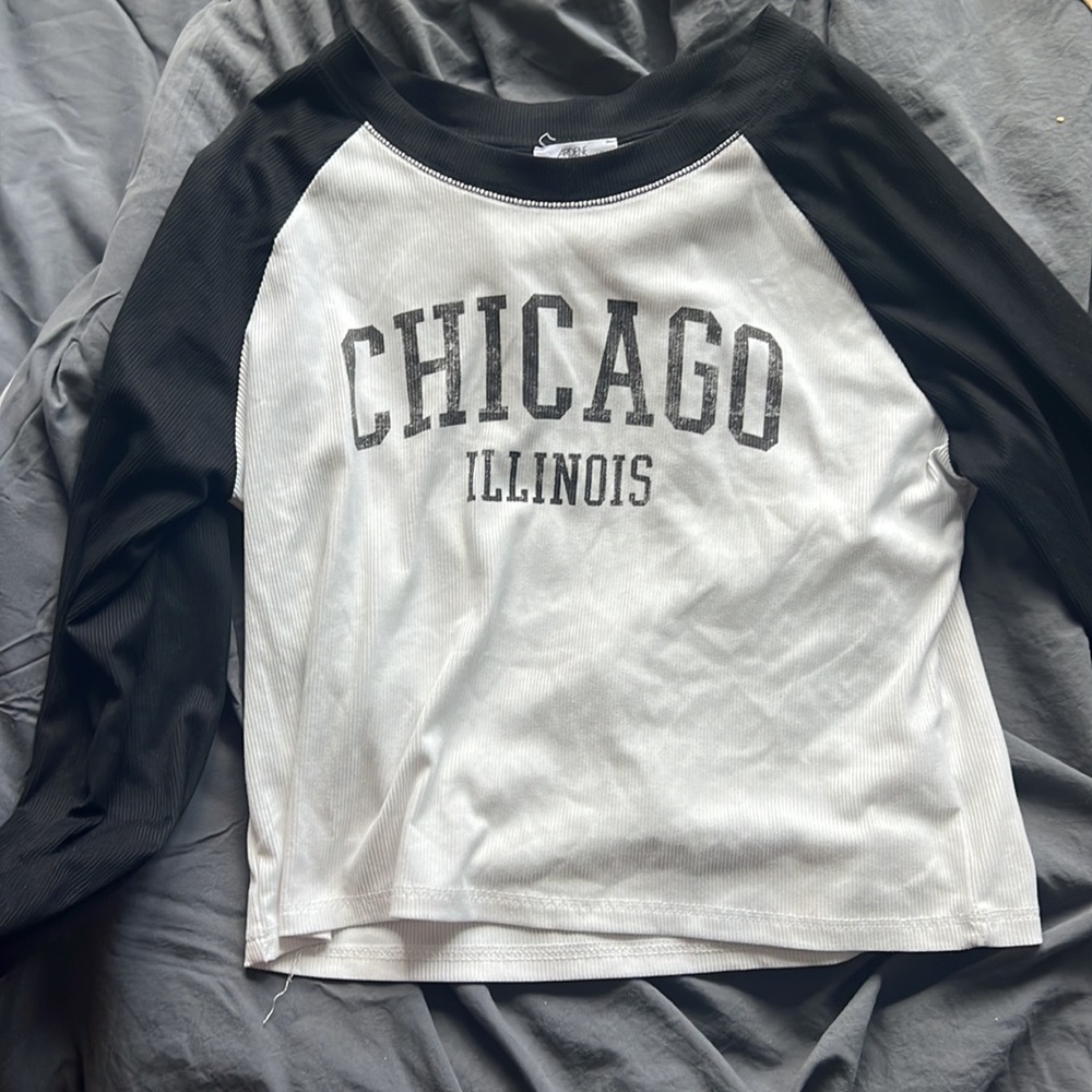 Chicago Illinois, baseball tee